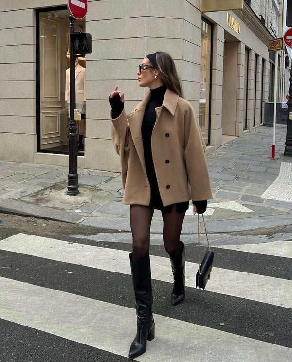 Oversizige mantel - eleganti winteroberbekleidung für frauen