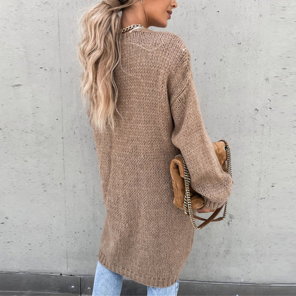 Strickjacke - gemütliche oversized damen strickjacke