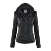 Dame jacke mit kapuze - schicke zip-up oberbekleidung