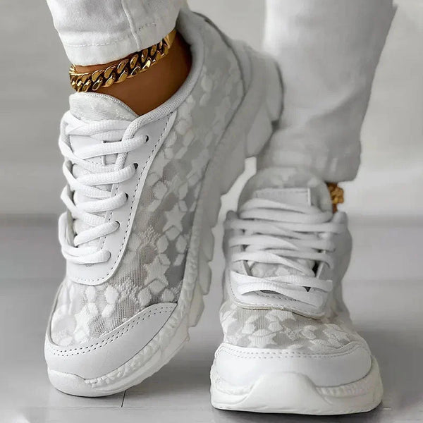 Lace sneaker - elegante, leichte damenschuhe