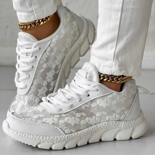 Lace sneaker - elegante, leichte damenschuhe