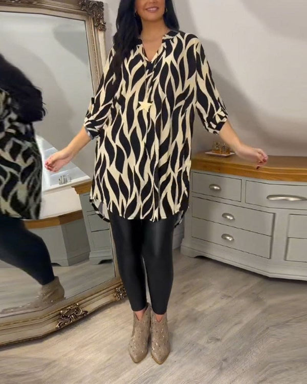 Lange hemdbluse - vielseitige, gemütliche bluse für damen