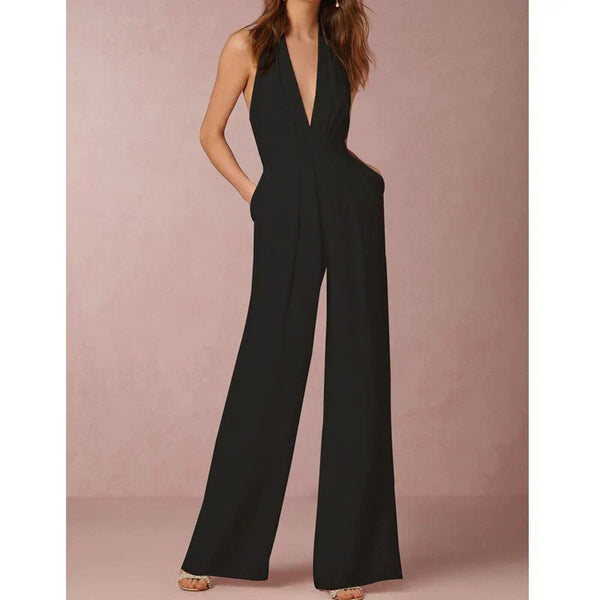 Edel jumpsuit - stilvolles ärmelloses damenoutfit