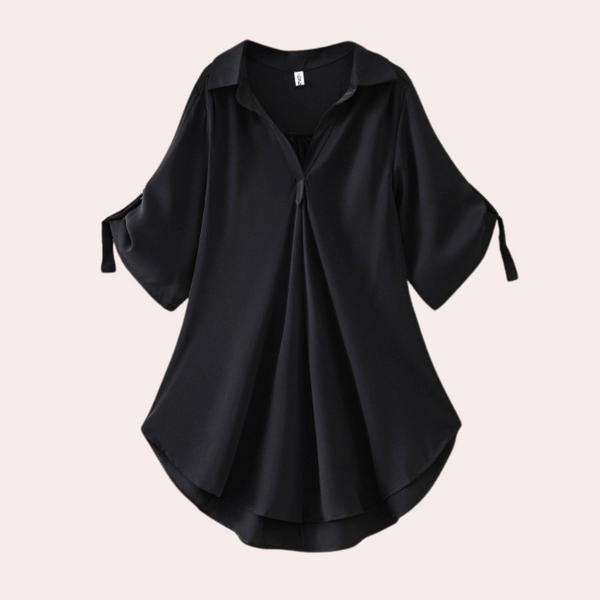 Luftige bluse - schickes v-ausschnitt top für damen