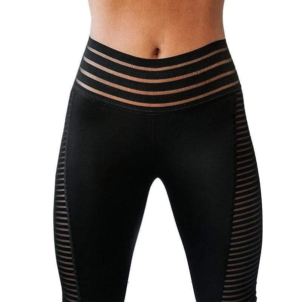 Thermo leggings - hoch geschnittene schwarze damen activewear