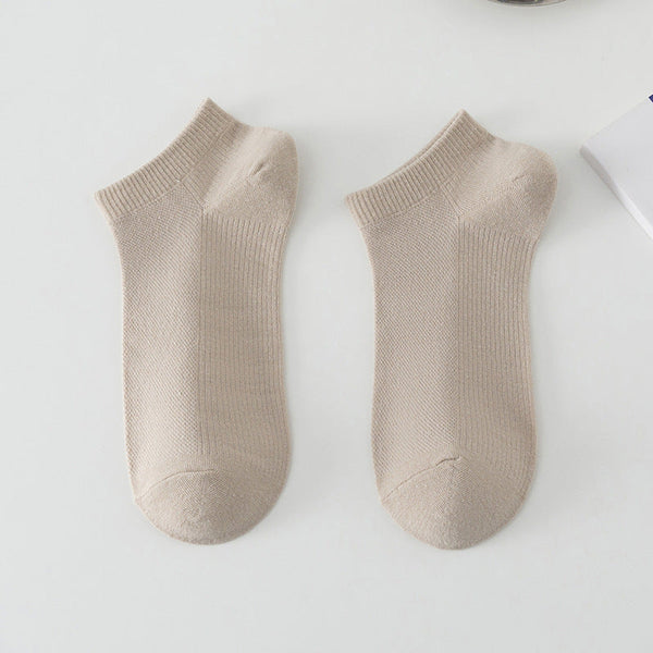 5er set damen knöchelsocken - atmungsaktive baumwoll sommer kollektion