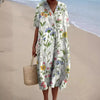 Blumenkleid für den sommer – elegante strandmode für frauen