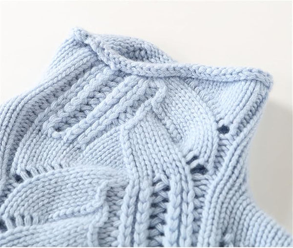 Gestrickter rollkragenpulli - eleganter damenpullover