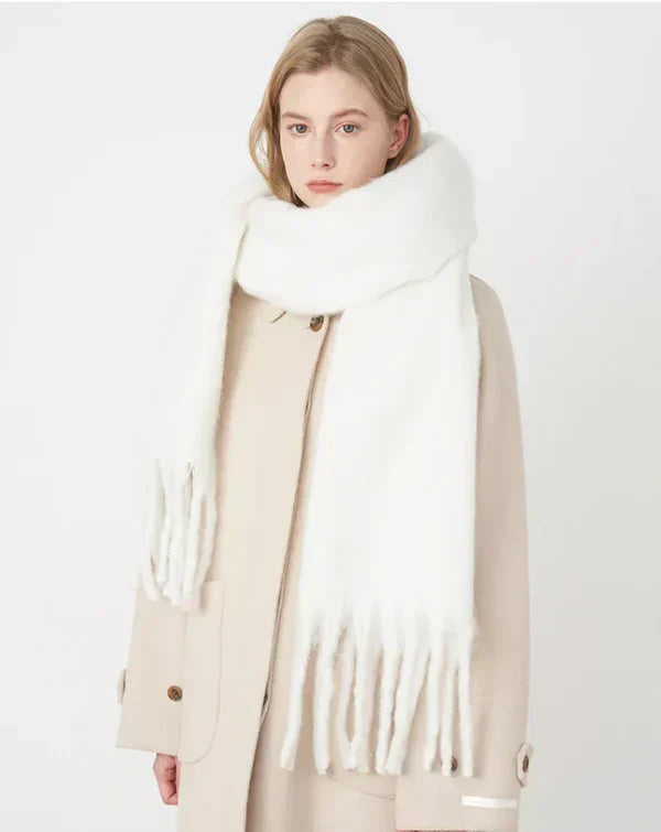 schal - luxuriöser, weicher damen-winterwickel