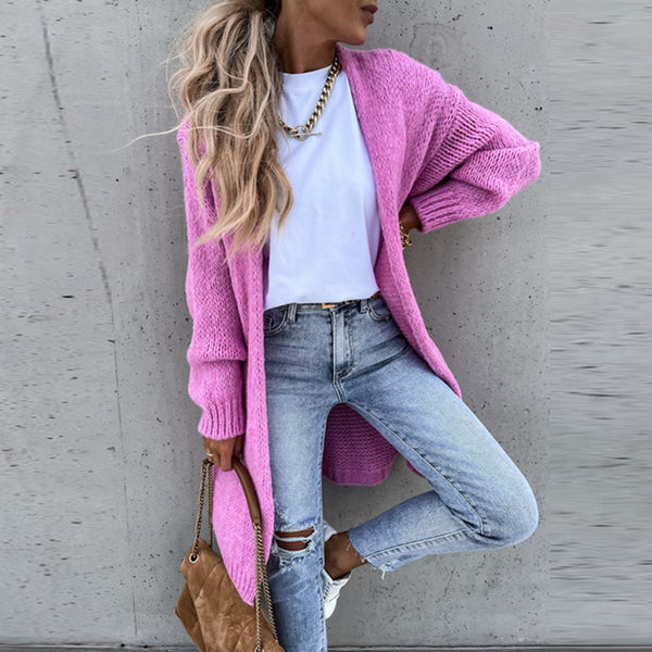 Strickjacke - gemütliche oversized damen strickjacke