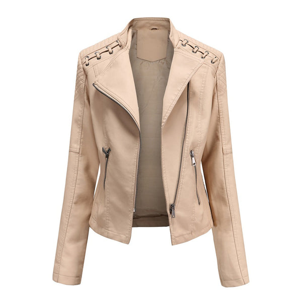 Dame bikerjacke - stylische zip-jacke für frauen