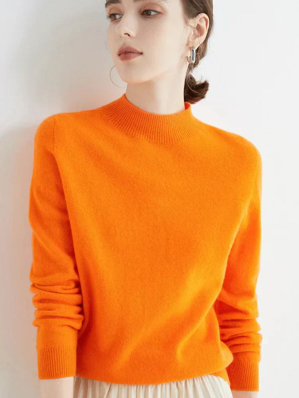 pullover - stilvoller damen rundhals strick-top
