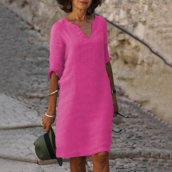 Lässiges sommerkleid - stilvolle damenmode für den alltag