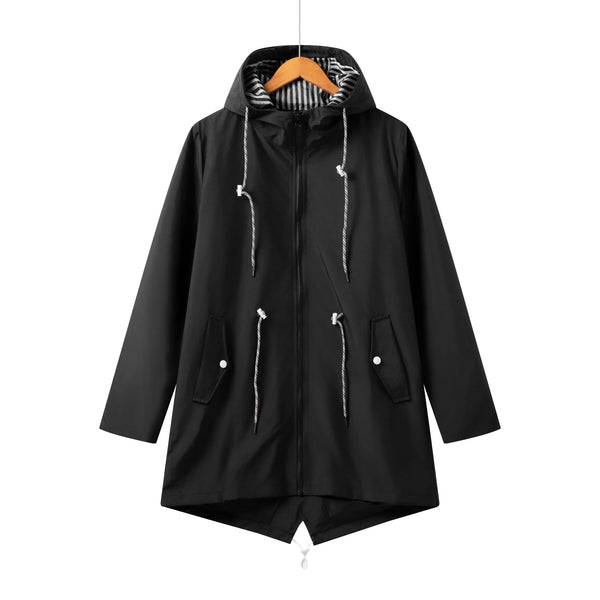 Wasserfeste regenjacke - leichte outdoor-jacke für damen
