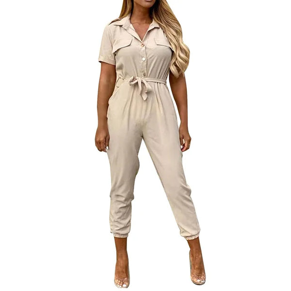 Overall - elegante damen cargo-jumpsuit