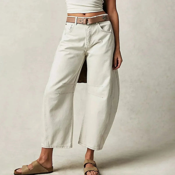 Gemütliche weit geschnittene hosen - modische freizeitpants für frauen