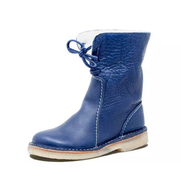 Dä damen winterboot – vintage stiefeletten mit kuscheligem innenfutter
