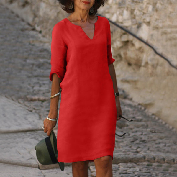 Lässiges sommerkleid - stilvolle damenmode für den alltag
