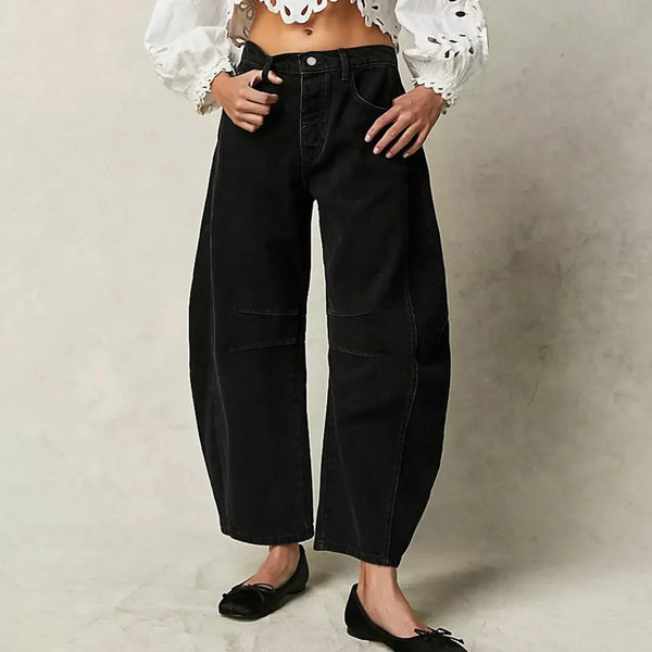 Gemütliche weit geschnittene hosen - modische freizeitpants für frauen