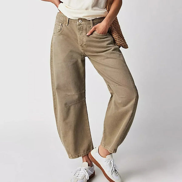 Gemütliche weit geschnittene hosen - modische freizeitpants für frauen