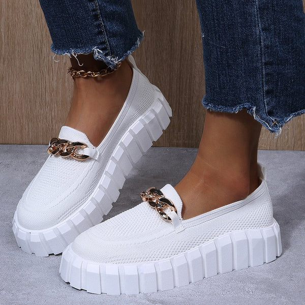 Dame schwarze sport-sneaker - gemütliche schnürschuhe