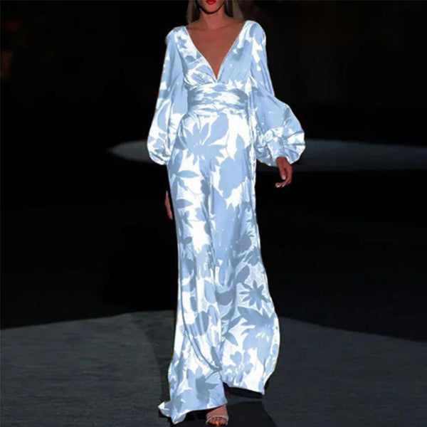 Maxikleid - exquisit blumiges abendkleid für damen