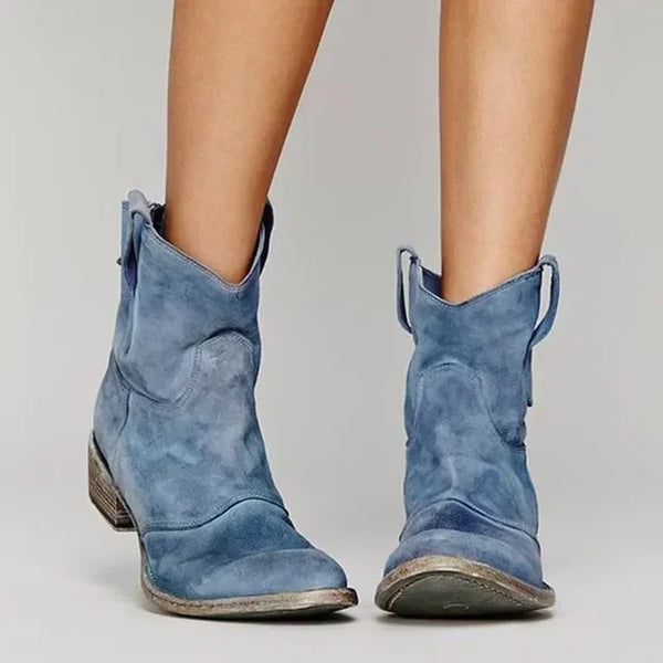 Cowboy-Stiefeletten – Vintage-Damenschuhe us