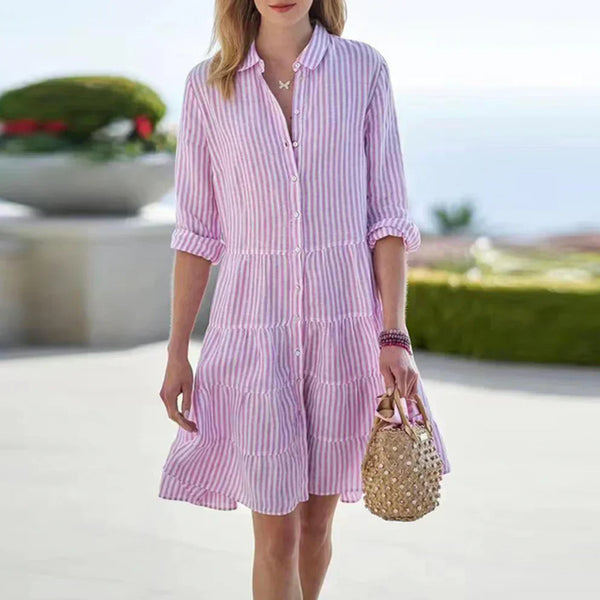 Shirtdress – leichte button-up damenkleid