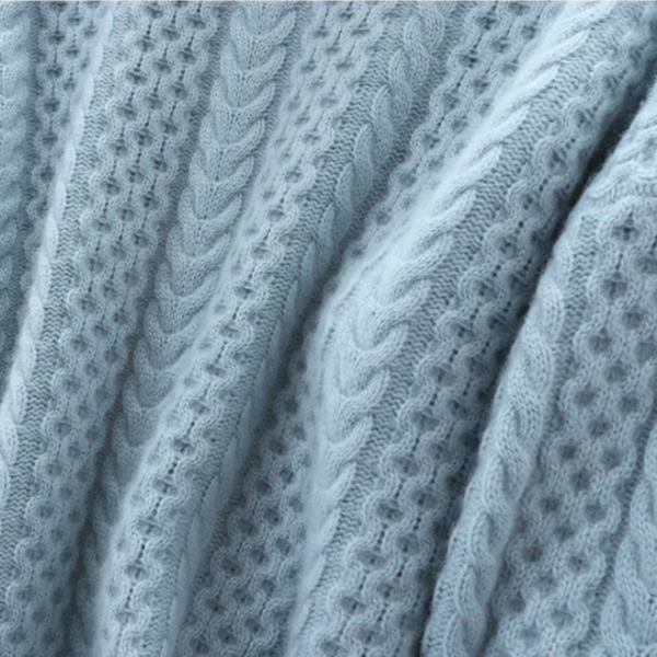2-teiligs Strick-Kabelpullover-Set mit Krage – eleganti Damenbekleidung