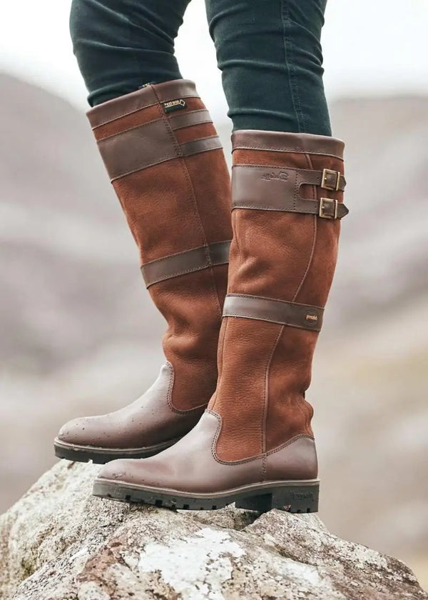 Damen reitstiefel - stylishe kniehohe schuhe