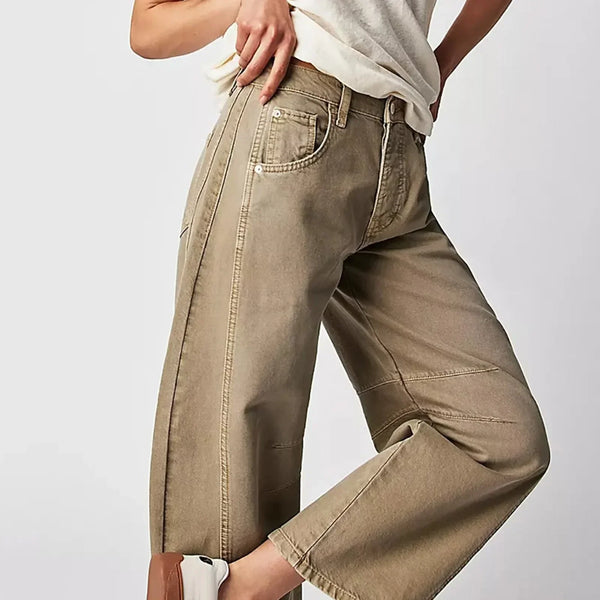 Gemütliche weit geschnittene hosen - modische freizeitpants für frauen