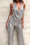 Pailletten jumpsuit - elegantes damenoutfit für partys