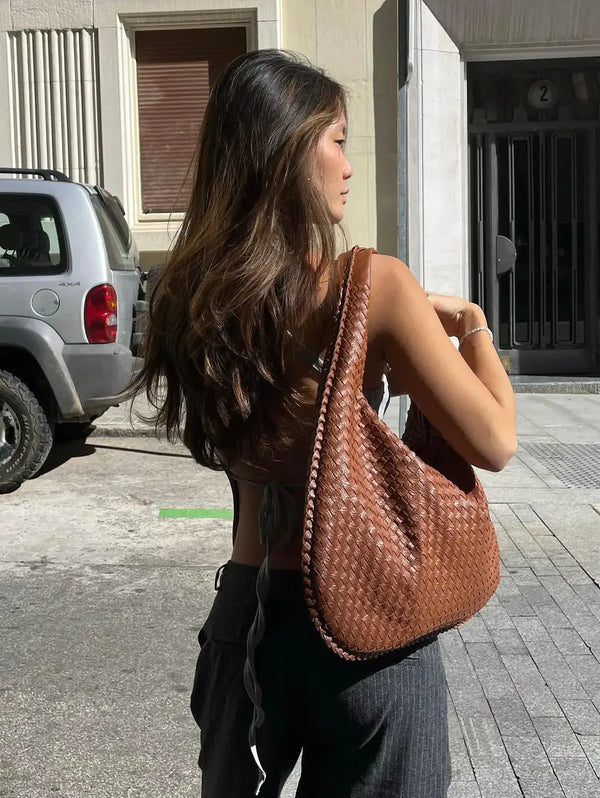 Damen Schultertasche – Vielseitigi Alltagstasche mit minimalistischem Design für Freizeit und Büro