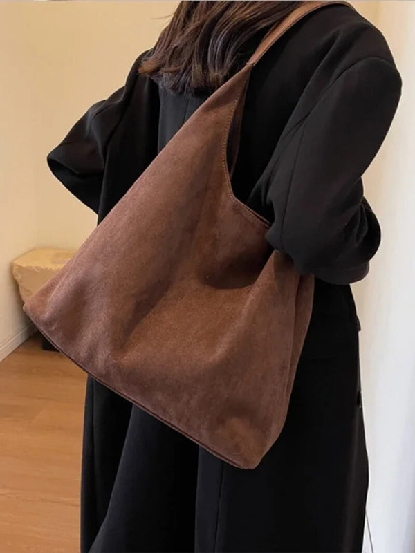 Wild schultertasche für damen – weiche und geräumige hobo-tasche