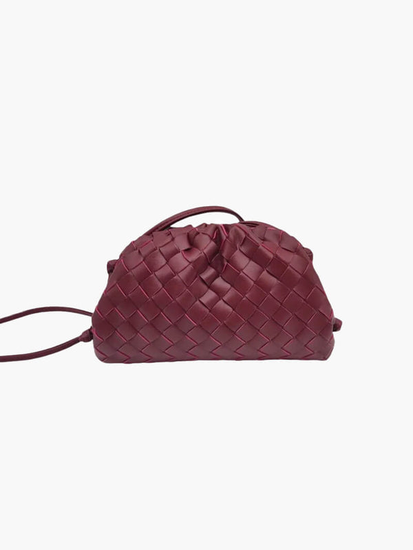Mini-crossbody-tasche für damen – minimalistische gewebte tasche