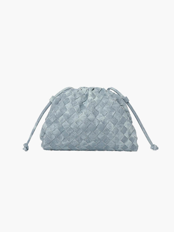 Mini-crossbody-tasche für damen – minimalistische gewebte tasche