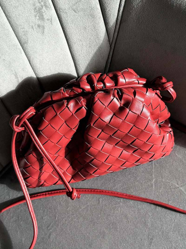 Mini-crossbody-tasche für damen – minimalistische gewebte tasche