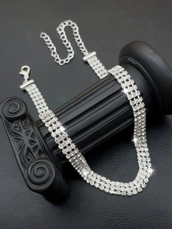 Rhinestone-Choker – Zarte Halskette für Damen