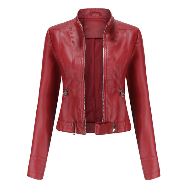 Faux bikerjacke – schicke motorradjacke für damen