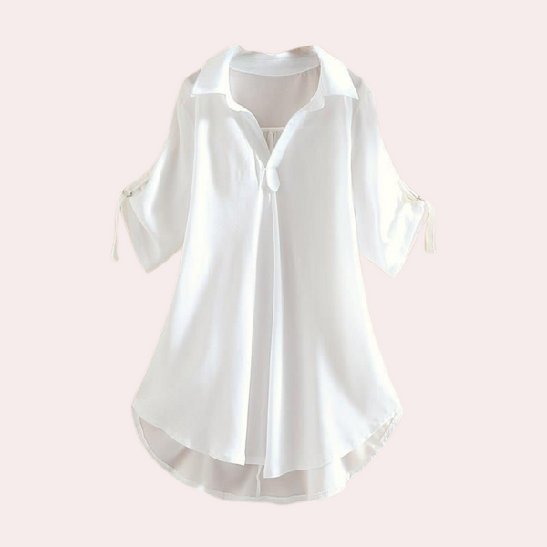 Luftige bluse - schickes v-ausschnitt top für damen