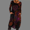 Bohemian maxi-kleid - vintage freizeitkleid für stilvolle frauen