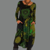 Bohemian maxi-kleid - vintage freizeitkleid für stilvolle frauen