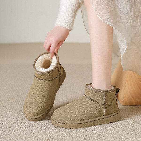 Gemütliche damen stiefel - weiches mit kuscheligem futter für den winter