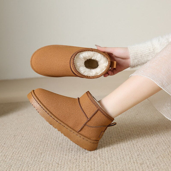 Gemütliche damen stiefel - weiches mit kuscheligem futter für den winter