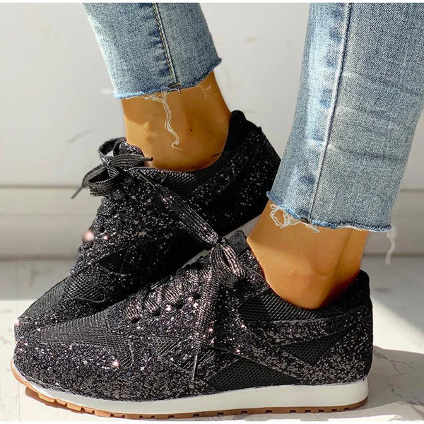 Glamouröse sportschuhe für damen - stylishe und lässige sneakers