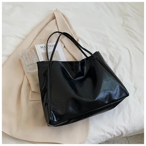 Tote Bag – geräumigi brauni Damenhandtasche