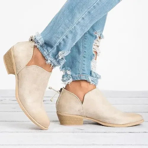 Entspannende und makellose hochwertige stiefeletten