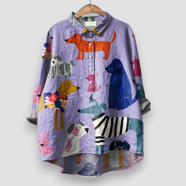 D'meitschi hundedruck-shirt – spielerisch im alltag