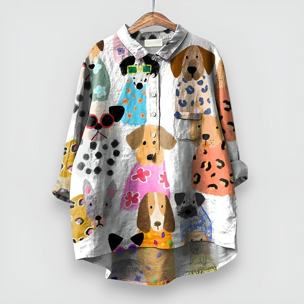 D'meitschi hundedruck-shirt – spielerisch im alltag