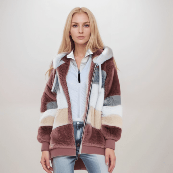 D'meitsch's fleece hoodie - lässigi zip-jacke für jeden tag